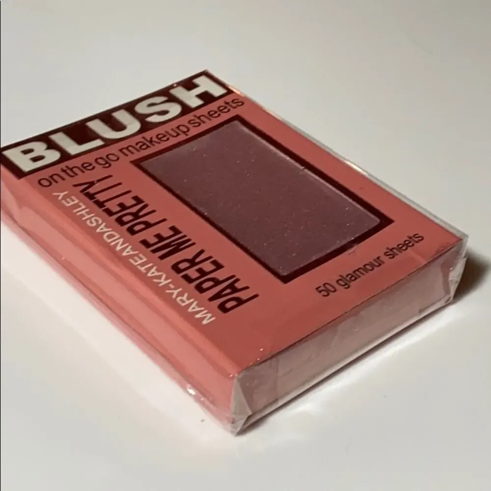 Mary Kate Ashley Blush Bronzer Sheets 50 Paper Me Pretty On The Go MakeUp New